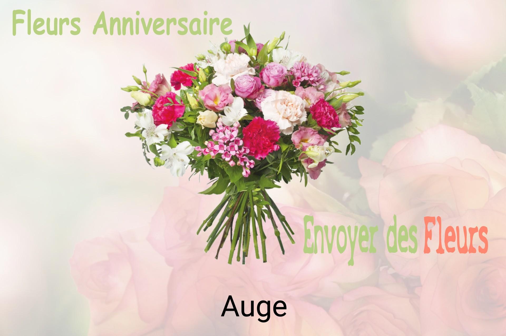 Bouquet de fleurs d’anniversaire livré à Auge